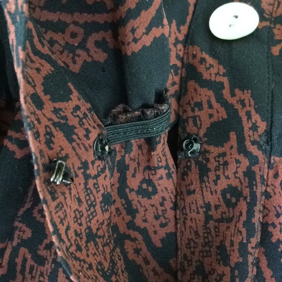 Maggy London vintage silk belted shirt dress - Picture 7 of 8